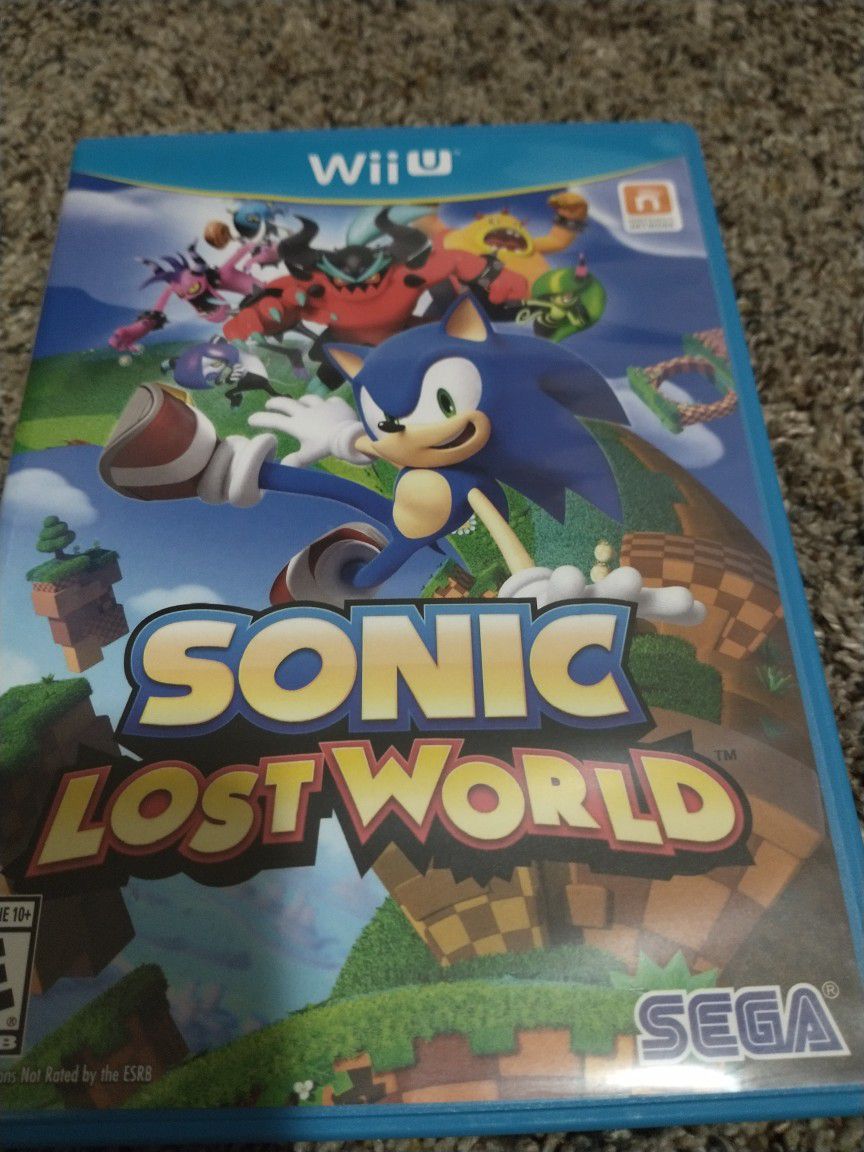 Sonic Lost World Nintendo Wii U 