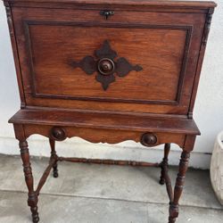 Antique Desk / Antique Vanity / Wall Desk / Secretary’s Desk / Vanity Cabinet / French Desk / Writing Desk Jacobean Style