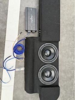 Skar Audio Dual 10" Subwoofer & 1200w amp