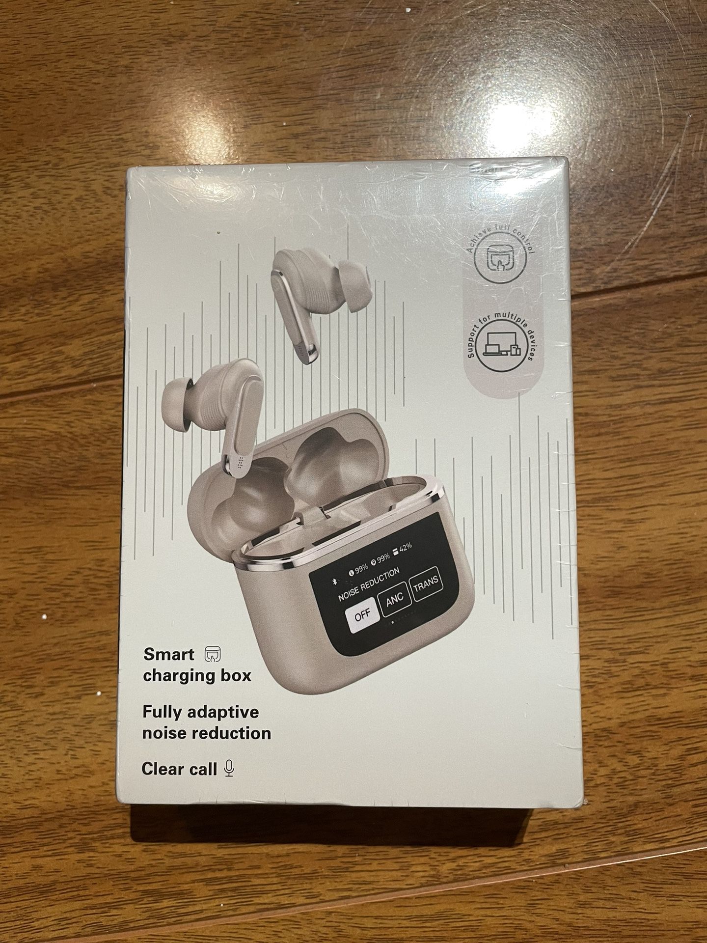 Champagne Gold JBL Tour Pro Earbuds With Touch Screen