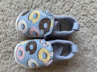 Vans Slip On Crib Shoes Skyway/Donuts Size 2
