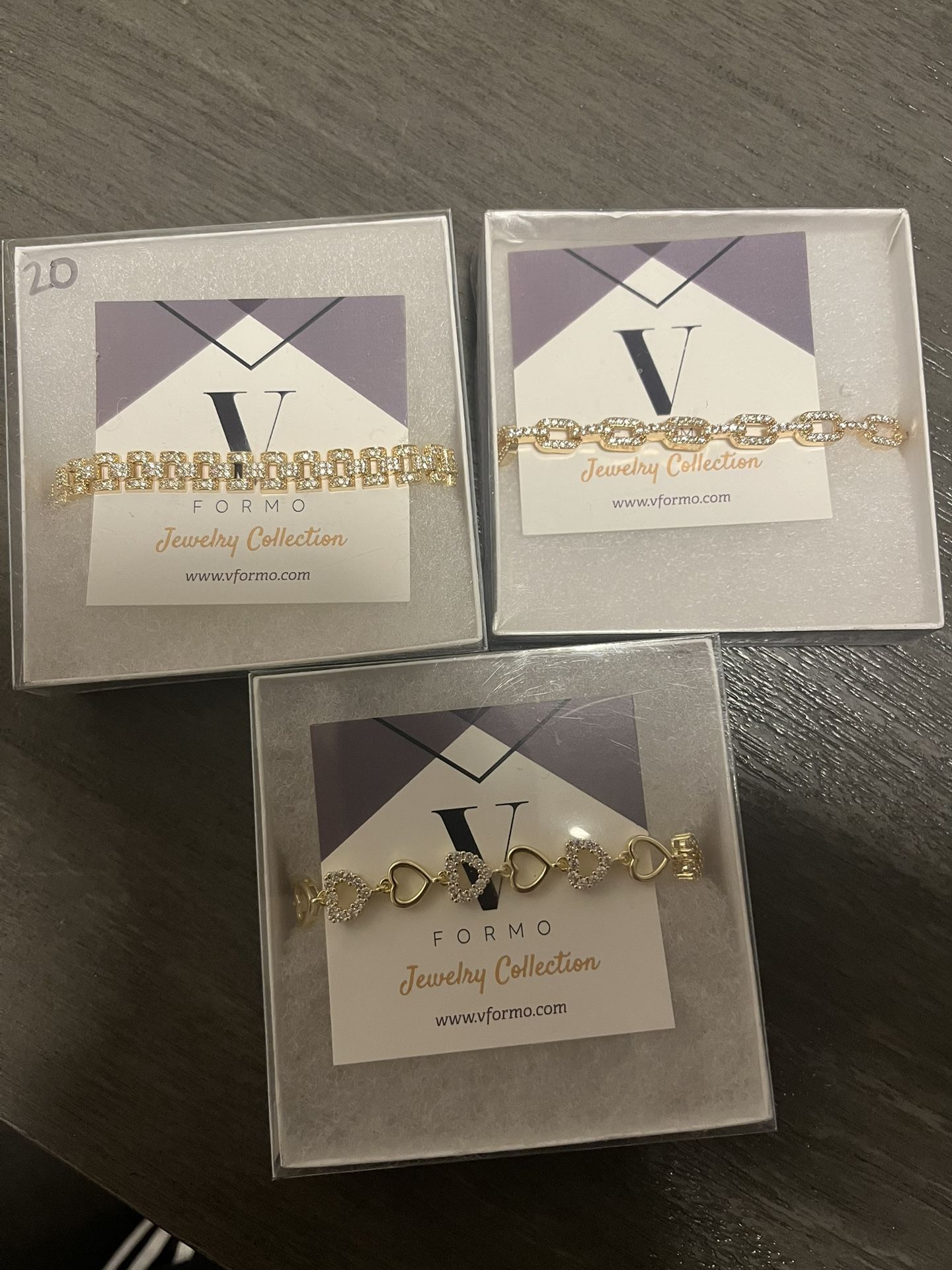 18k Gold plated 3 piece bundle