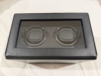 Like New - Wolf Heritage Black Double Watch Winder