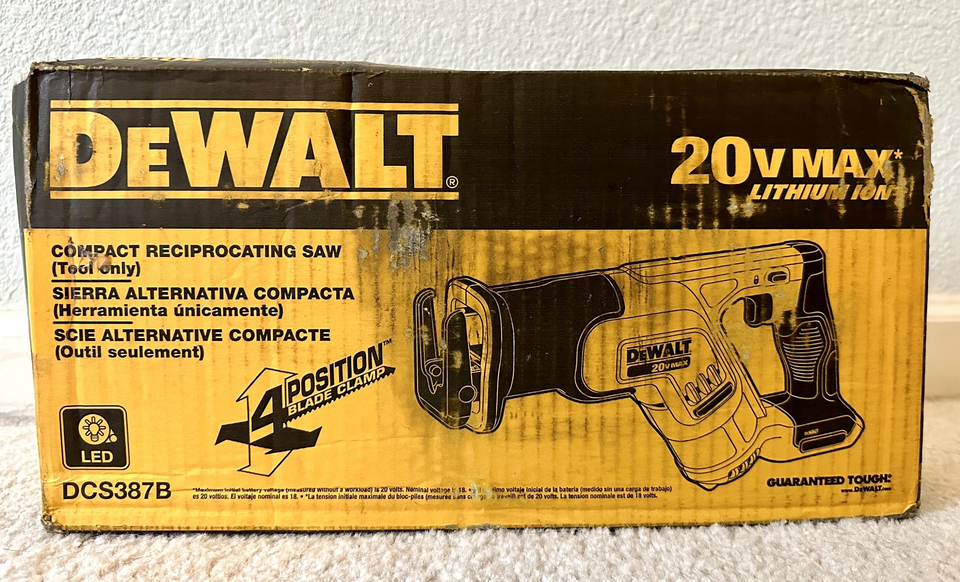 DEWALT 20V MAX Cordless Reciprocating Saw (Tool Only) for Sale in Elk  Grove, CA OfferUp