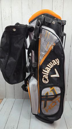 Callaway XJ Hot Junior Golf Stand Bag Orange/Black/Gray Bag