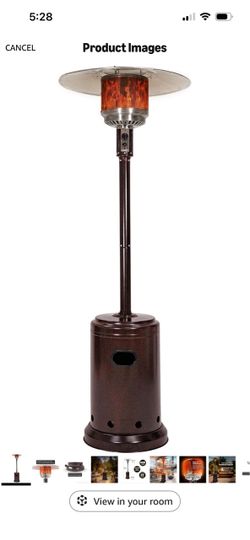 Outdoor Patio Heater - Unused - Open Box - Slate Grey