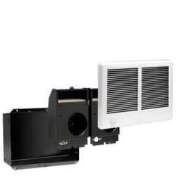 Cadet 240-volt 3,000-watt Com-Pak Twin In-Wall Fan-forced Electric Heater in White with Thermostat   NEW OPEN BOX ITEM 
