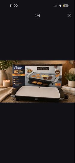 Electric griddle with warmer tray (make me an offer)