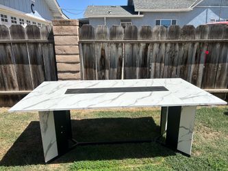 Marble dining table