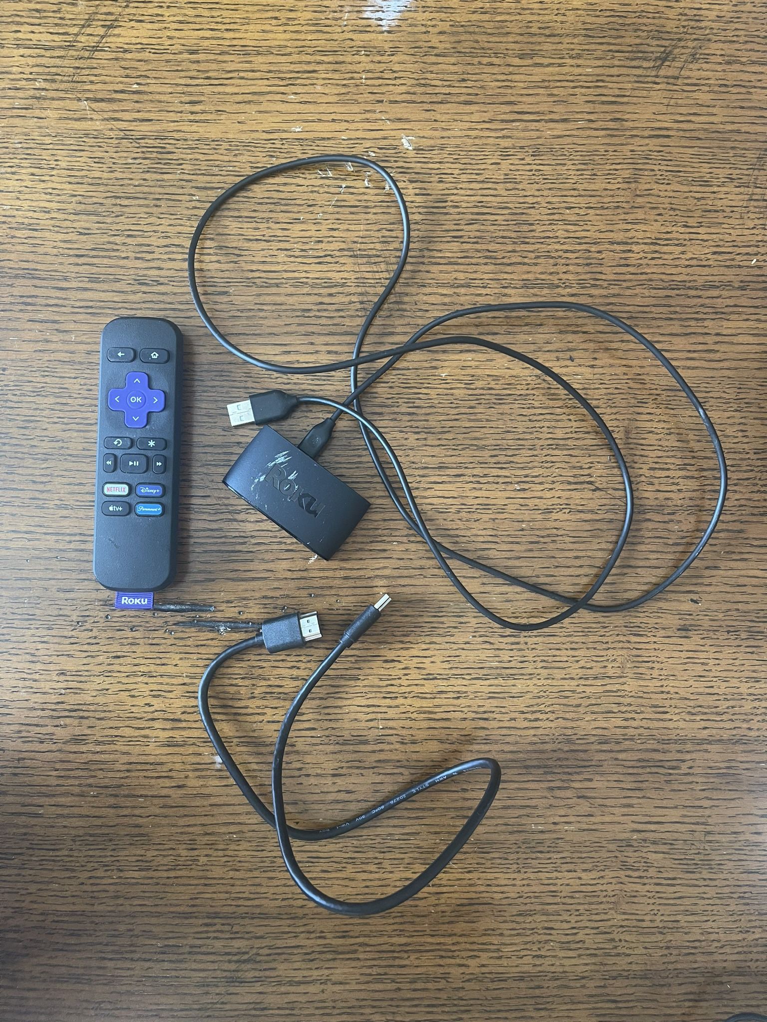 Roku W/ Remote And HDMI Cable