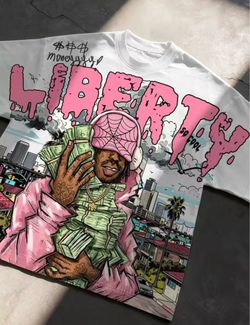 Liberty So Cool Graphic Print White T-Shirt