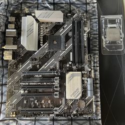 ASUSTeK COMPUTER INC. PRIME B550-PLUS AC-HES, and a AMD Ryzen 7 5800X