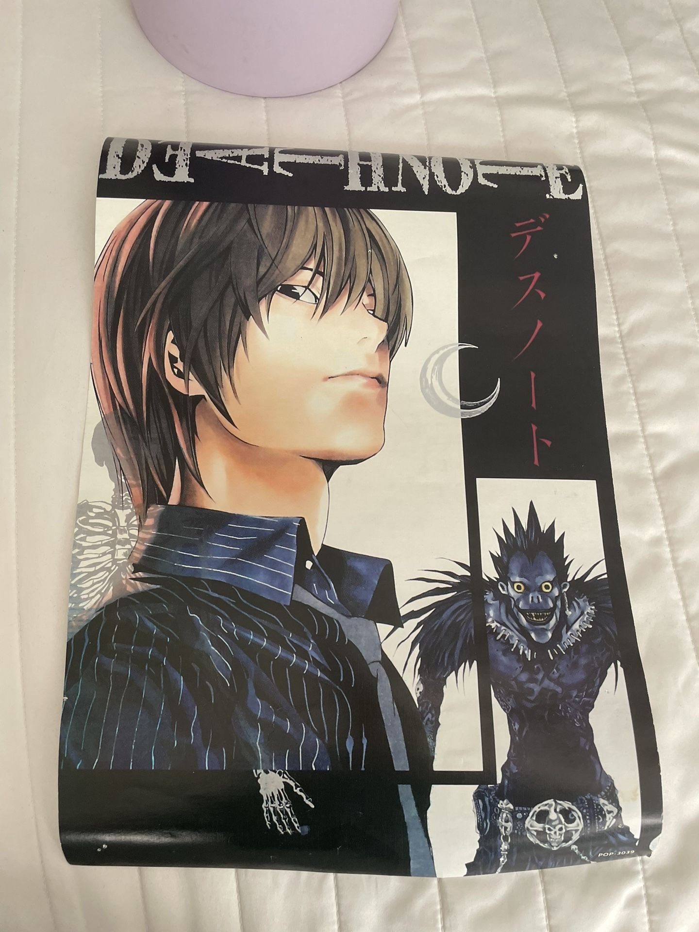 Death note light and ryuk poster