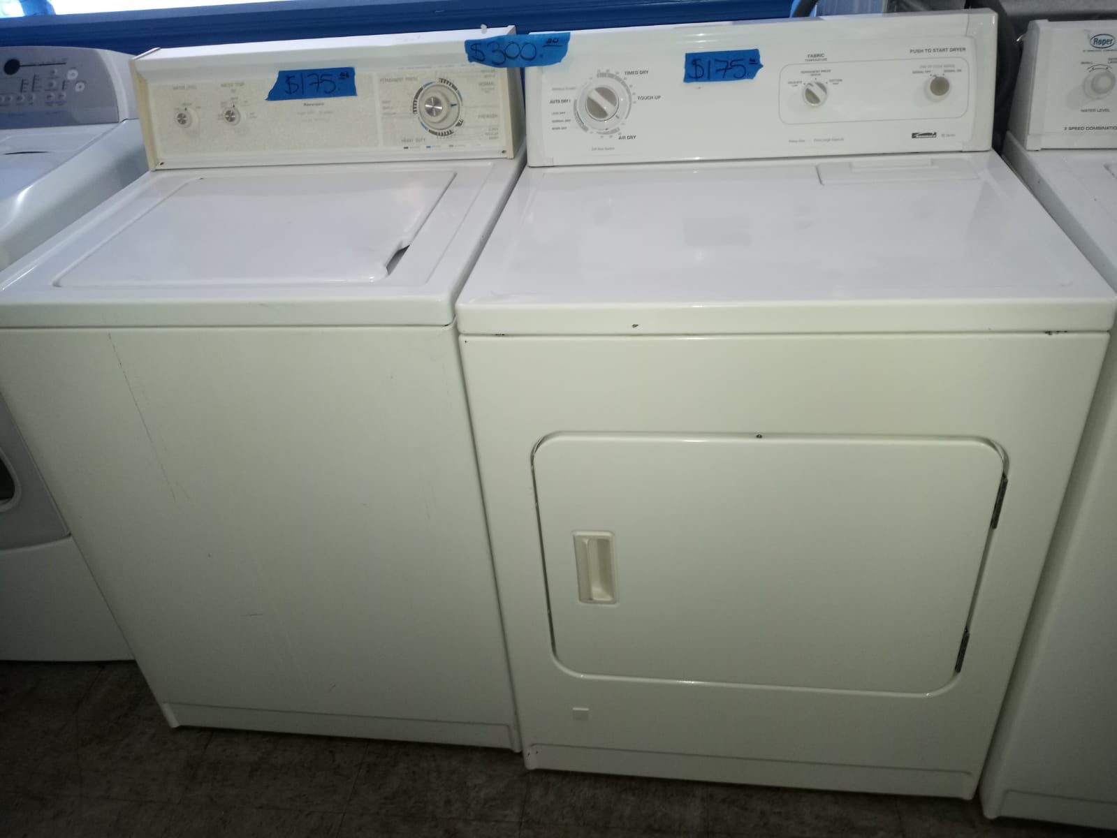 KENMORE TOP LOAD WASHER AND DRYER SET IN EXCELLENT CONDITION