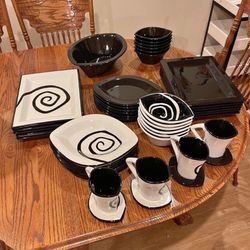 Urban graffiti dish set