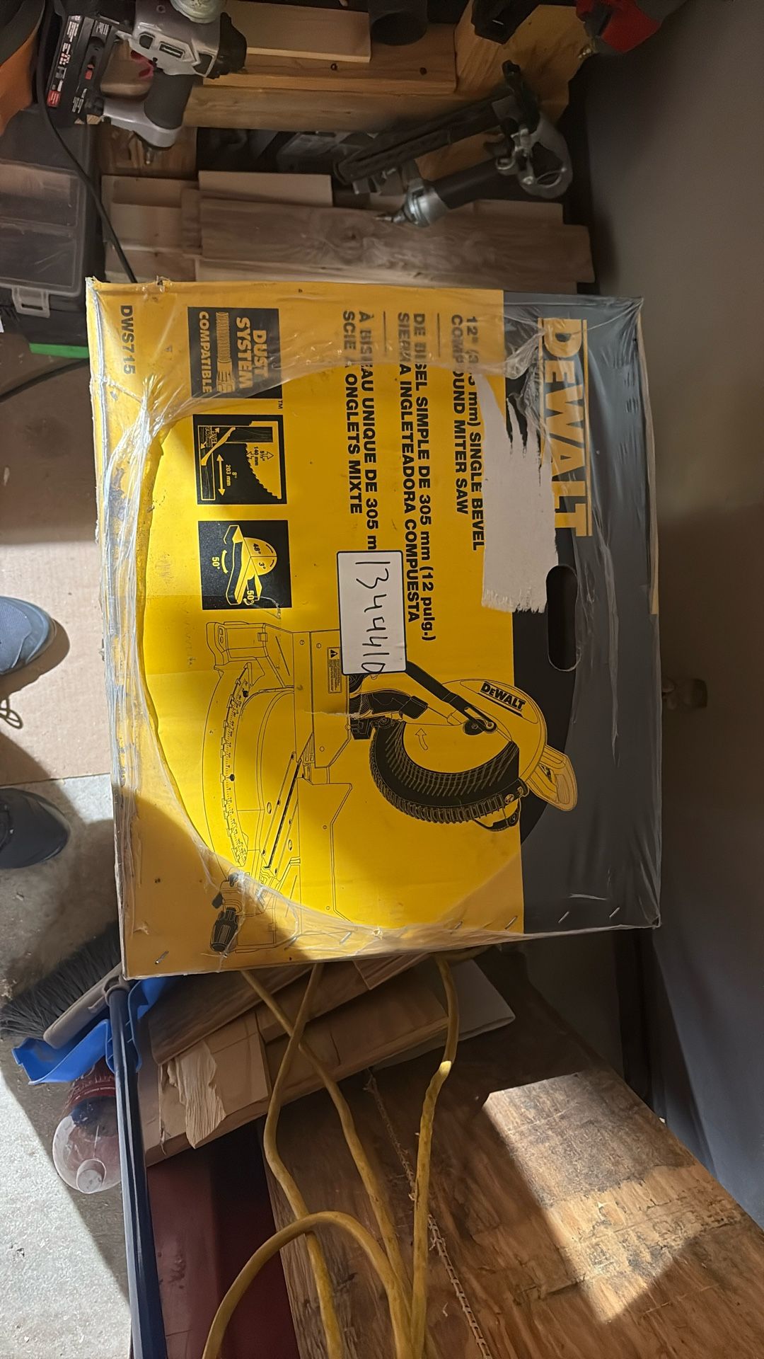 DeWalt Single Bevel 12” Miter Saw