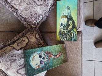 Canvas prints.