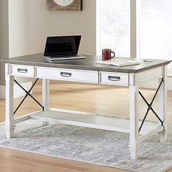 Martin Furniture Writing Table, White