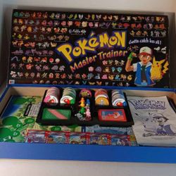 Pokémon Master Trainer Board Game 1999 Edition. MB. Hasbro