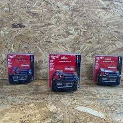 Milwaukee Battery M18 Red Lithium XC 5.0 (Each Piece)