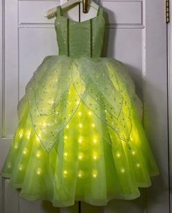 Girls LED Tinkerbell Inspired Dress, New