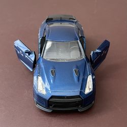 Jada 2009 Nissan GT-R (R35) Turbonetics Die Cast Model Car 1:32 Blue JDM Tuners