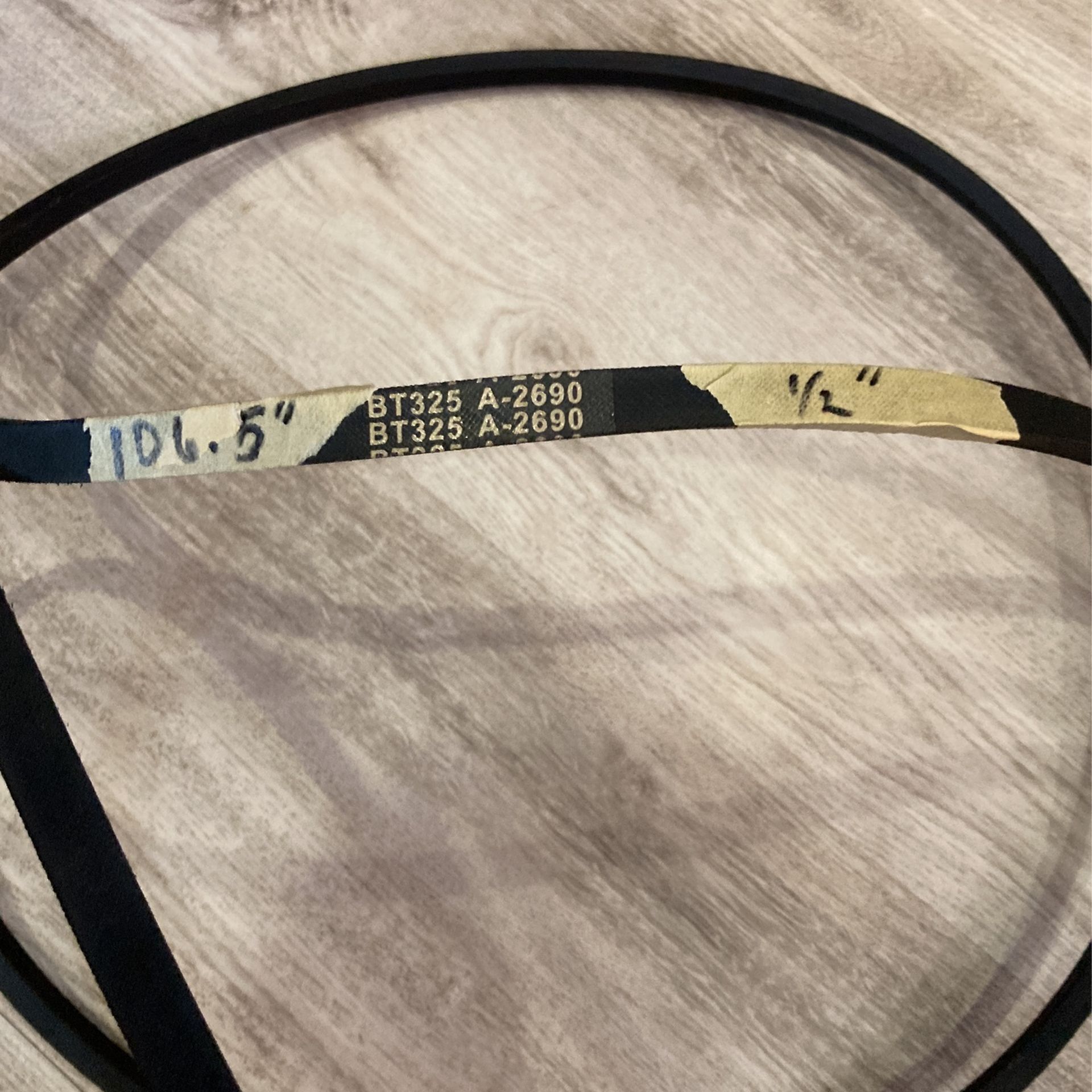 V Belt 106.5” x 1/2”