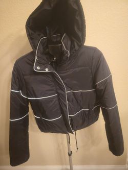 Full Tilt Black Puffer Jacket. XL
