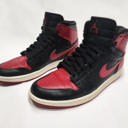 ⚠️READ DESCRIPTION!⚠️ Size 9.5 - Air Jordan High Retro DMP "Chicago Bulls" Bred/Banned Authentic (Used, Missing Original Box)