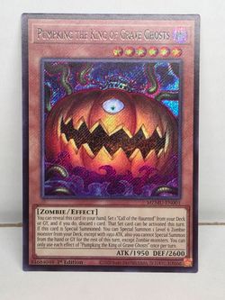 NM YUGIOH Pumpking the King of Grave Ghosts