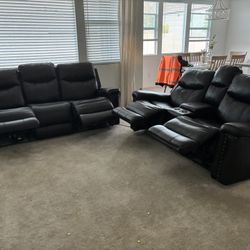 Leather Living Room Set 