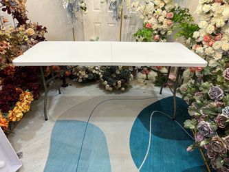 Brand New 6FT Folding Table – Thick Top & Upgraded Plastic Folding Table