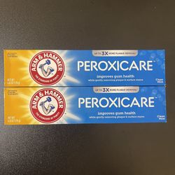 2pack ARM & HAMMER Peroxicare Toothpaste – Clean Mint- Fluoride Toothpaste