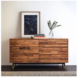 Mid-century style dresser/credenza with 6 drawers