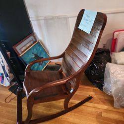 Solid TEAK Rocking Chair