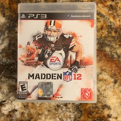 Madden 12 PS3