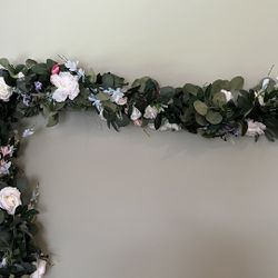 Silk Flower Garland