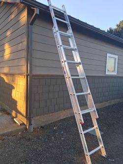 Ladder  werner aluminio size  16 feet