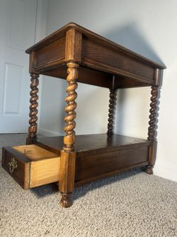 ANTIQUE  SOLID WOOD TWIST tablet