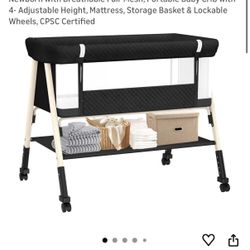 Brand New : 3-in-1 Baby Bassinets Bedside Sleeper