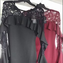 Long Sleeve Knee Length Dress 