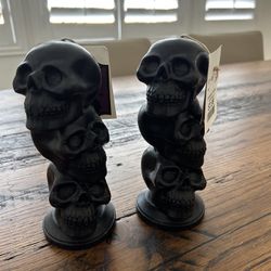 Halloween Skull Candles