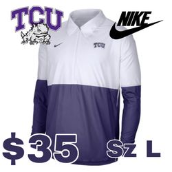 New Nike sz Large Mens lightweight jacket On Field Rare College Football