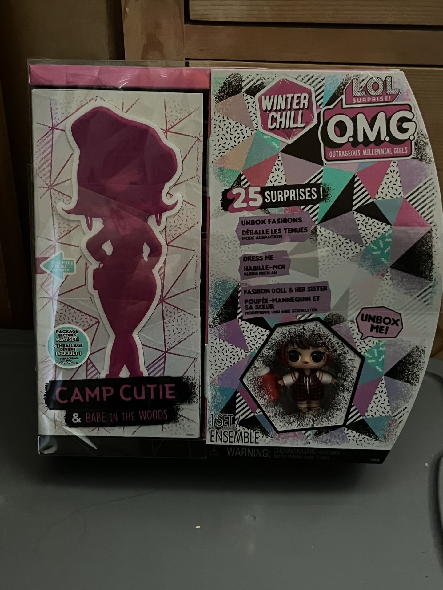 Lol Surprise Omg Winter Chill Camp Cutie and Babe In The Woods Doll