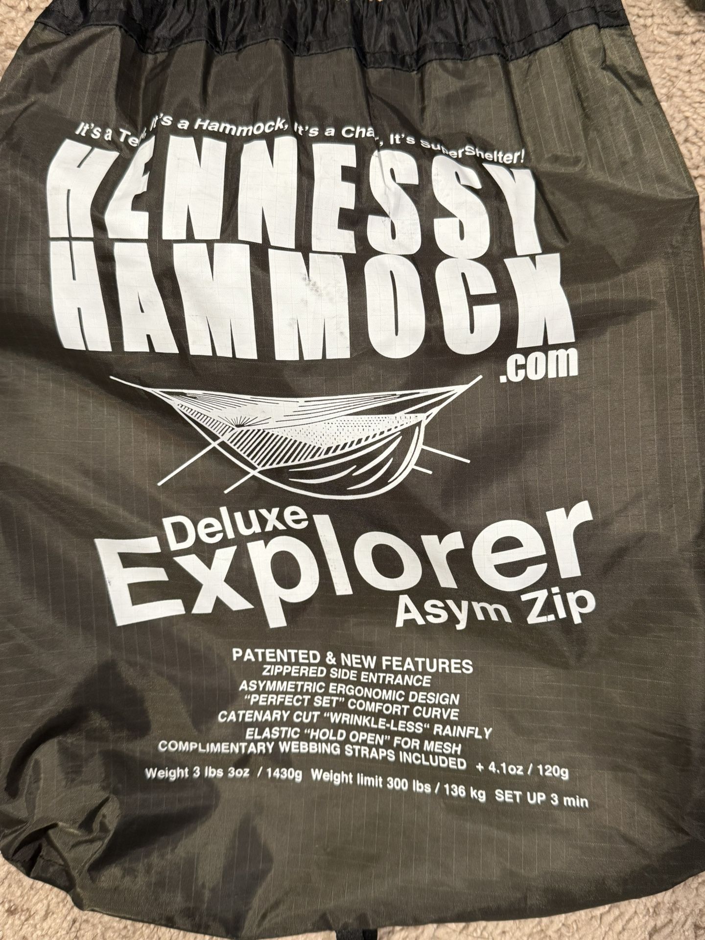 Hennessy Hammock Explorer Deluxe Zip XL Bundle