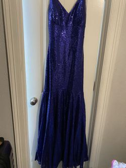 Blue dress