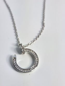 Nail Necklace Stainless Steel Gold Plated 