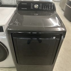 New Scratch & Dent BLK Samsung Dryer 1 Year Warranty 
