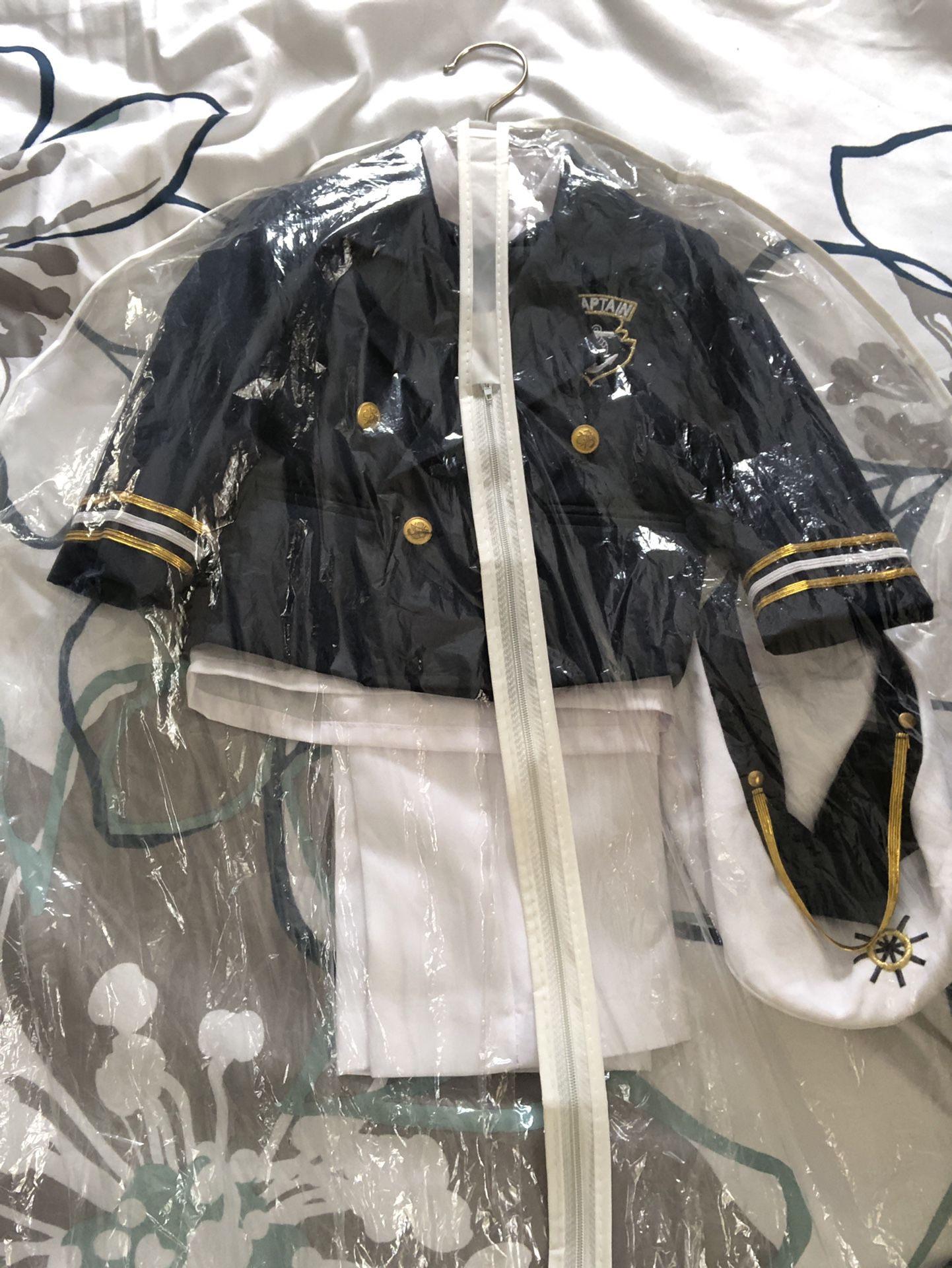 Cute captain uniform/ boys outfit size 12M