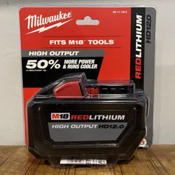Milwaukee M18 18-Volt Lithium-Ion High Output 12.0Ah Battery Pack